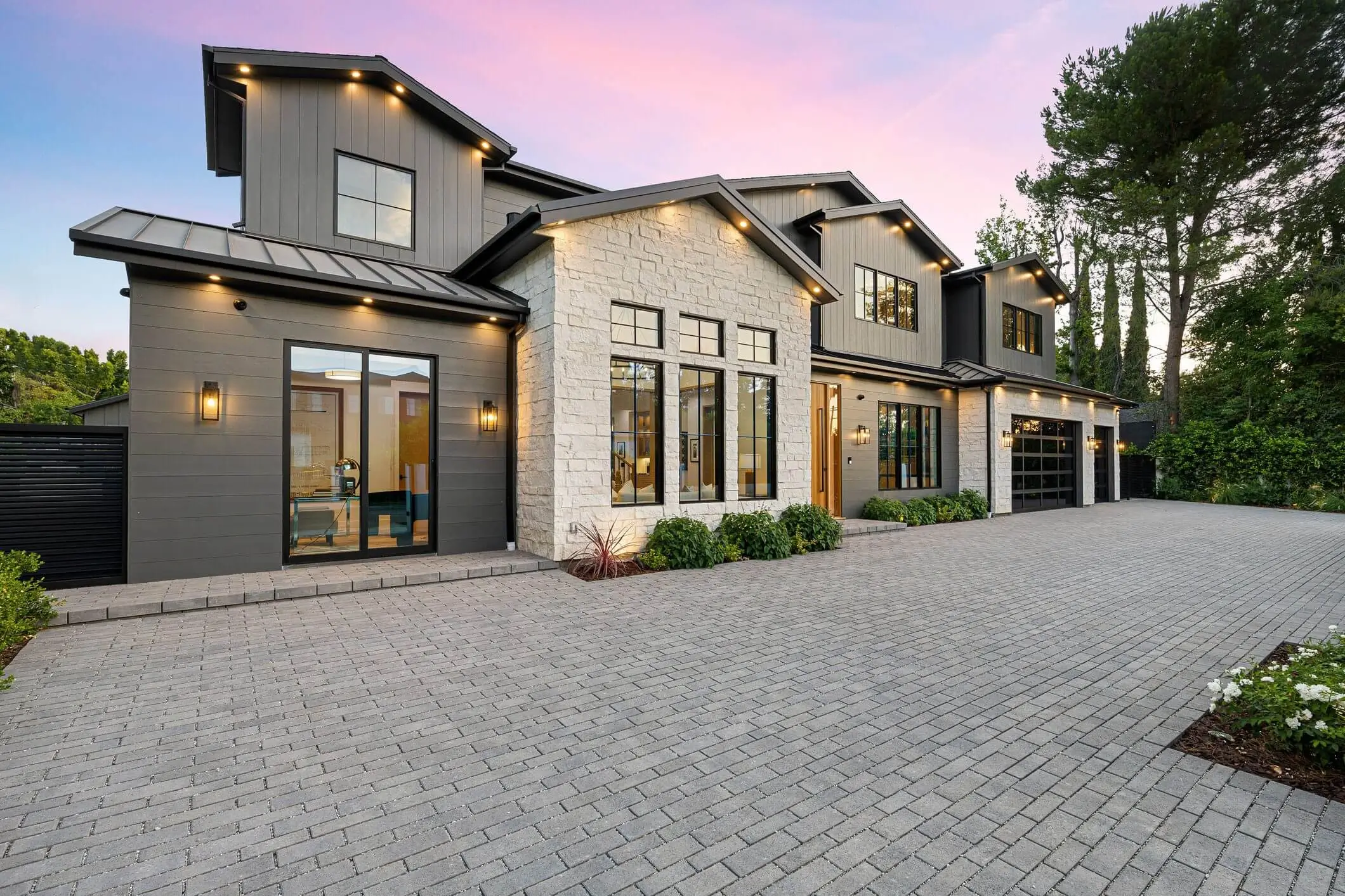 Luxury residence with landscaped garden